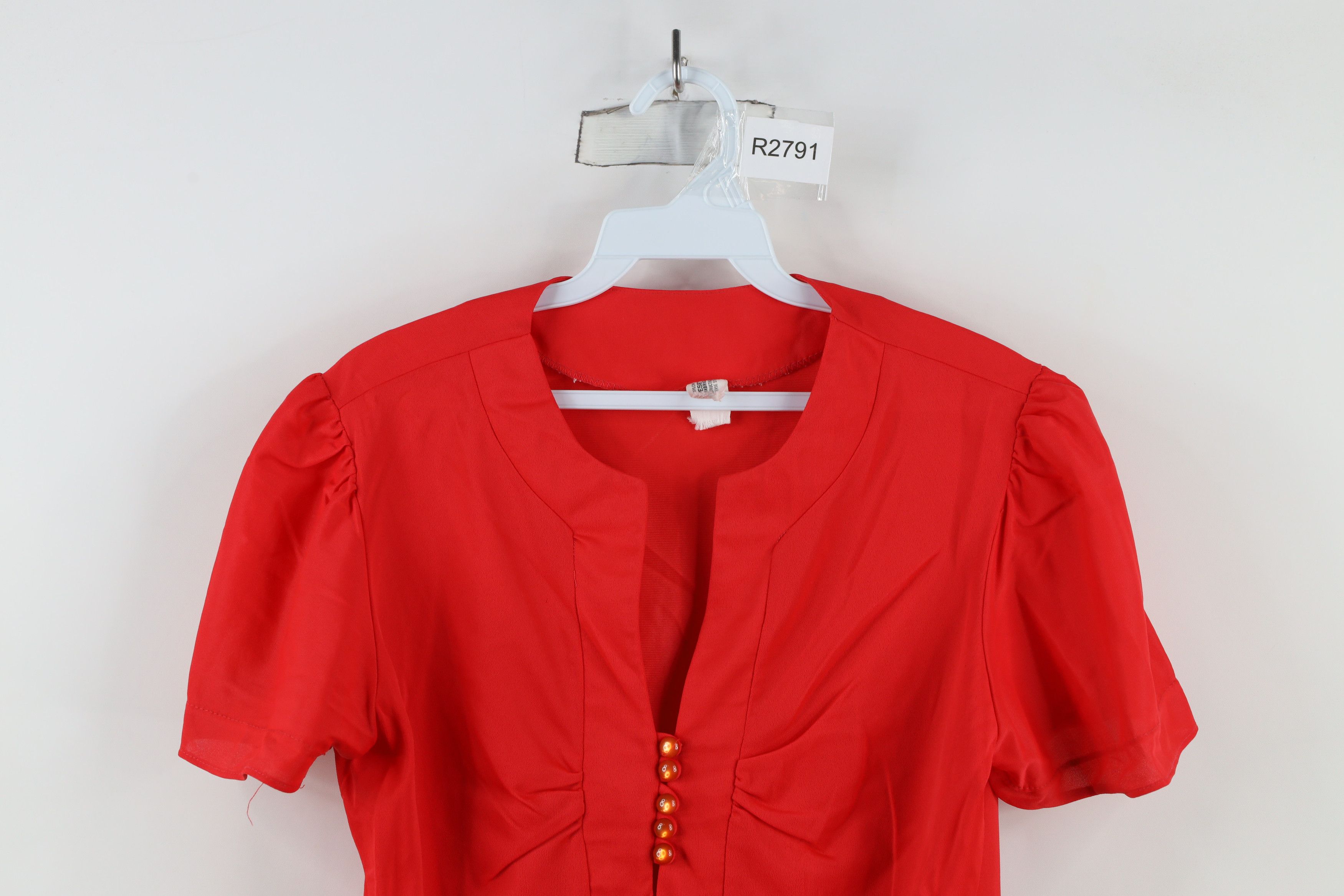 Vintage Vintage 70s Streetwear Baby Doll Short Sleeve Henley Shirt Size L / US 10 / IT 46 - 2 Thumbnail