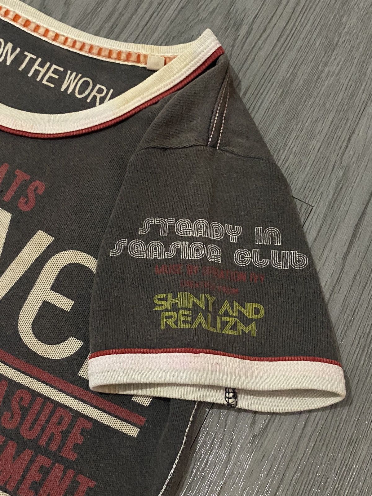 Hysteric Glamour Newson The World Run Over Event Ringer Tee Hysteric Design Size S / US 4 / IT 40 - 9 Thumbnail