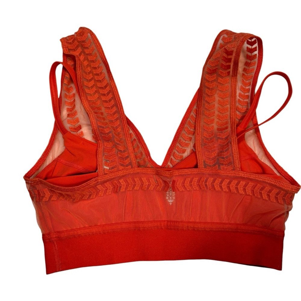 Free People NWT New Free People Mandarin Red Desert Renegade Bra Size S Size S / US 4 / IT 40 - 6 Thumbnail