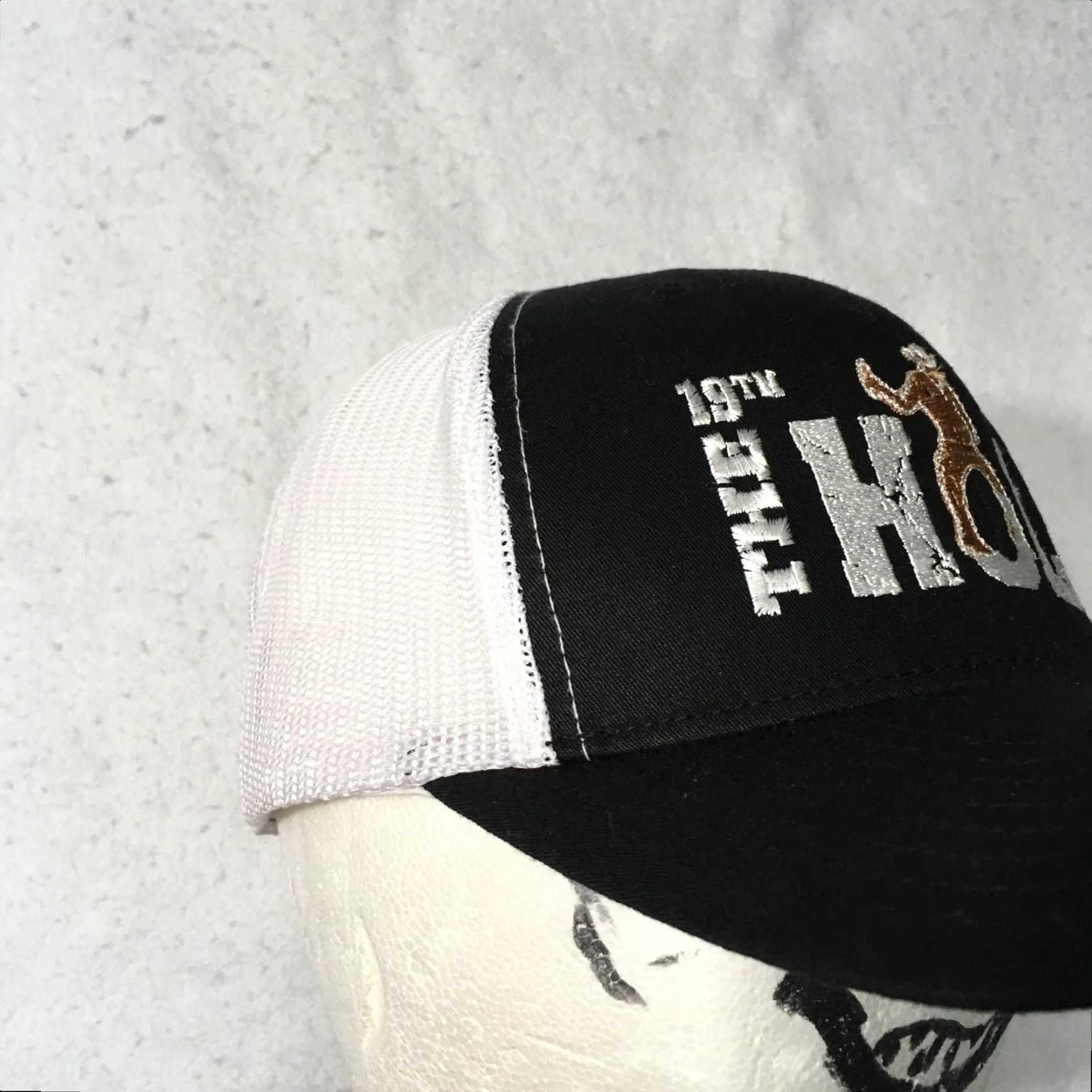 Vintage Nike Golf Country Club 19th Hole SnapBack Cap Hat Cowboy Western Rodeo - Black, One Size, Men Size ONE SIZE - 5 Thumbnail