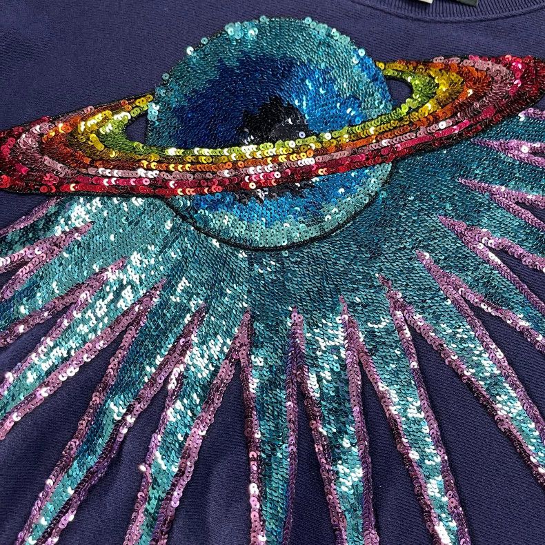 Gucci Gucci Pullover sequin short sweatshirt 2501-Nextarrow Size US S / EU 44-46 / 1 - 9 Thumbnail