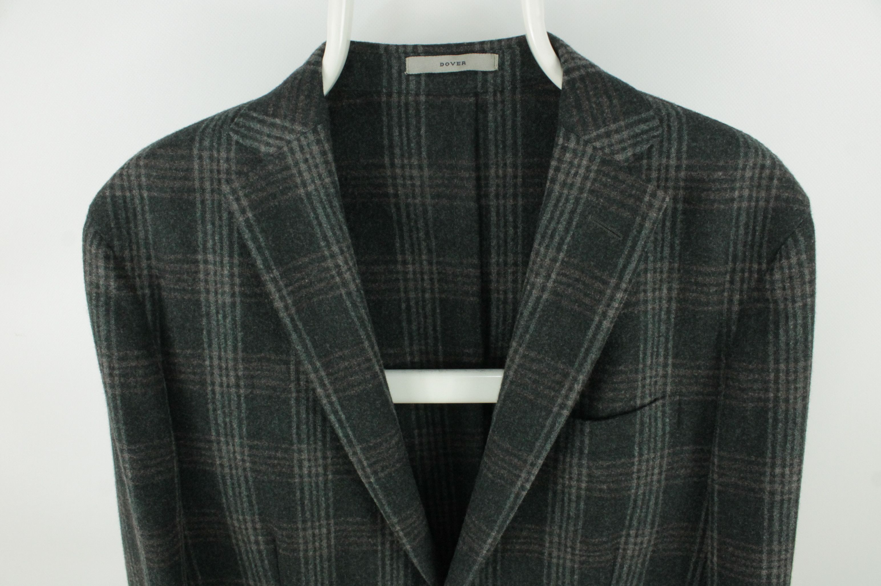 Boglioli Boglioli Dover Check Flannel Wool Slim Fit Sport Coat Jacket Size US M / EU 48-50 / 2 - 2 Thumbnail