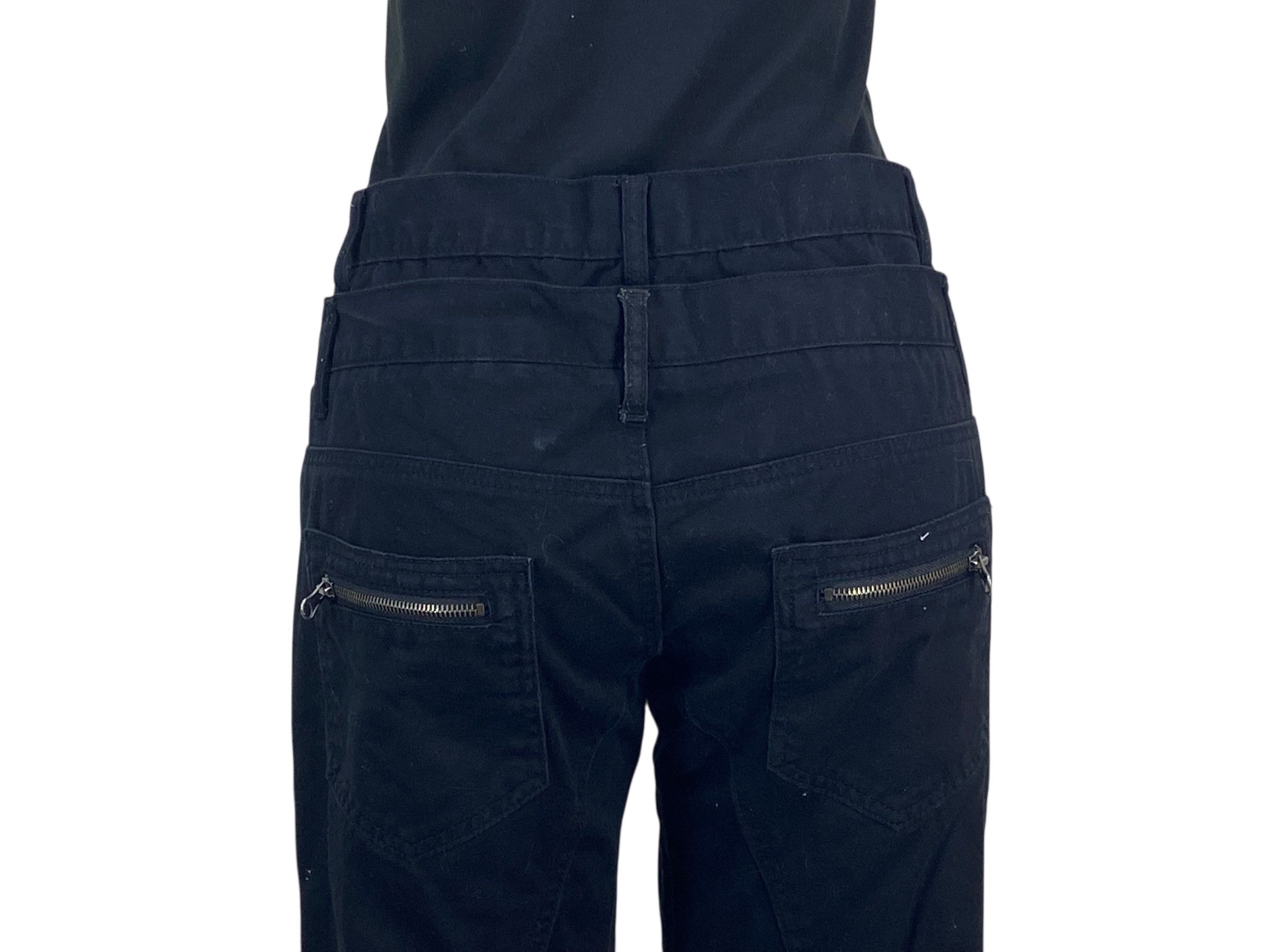 Japanese Brand Nylaus Cropped Pants Goth Punk Cropped Size US 31 - 7 Thumbnail