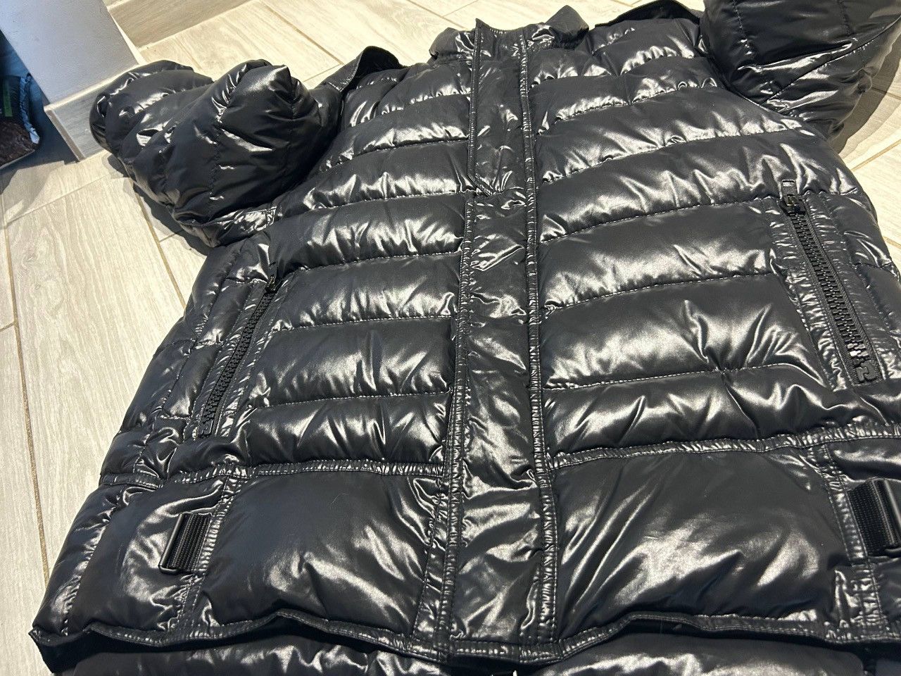 Dior DIOR Homme SLIMANE Black Down Aviator Jacket Collectors 2007 Size US L / EU 52-54 / 3 - 4 Thumbnail