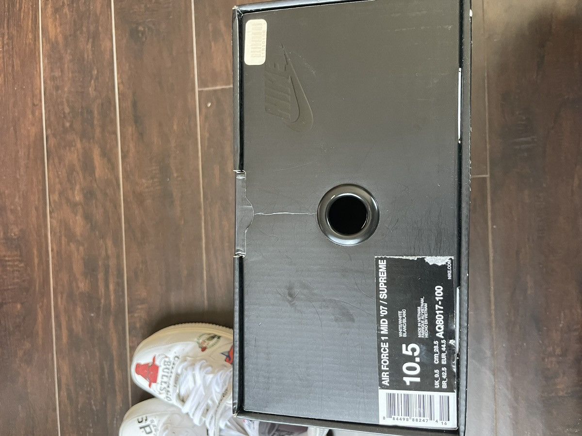 Nike × Supreme Nike Supreme X Nba X Airforce 1 Mid 07 Size US 10.5 / EU 43-44 - 7 Thumbnail