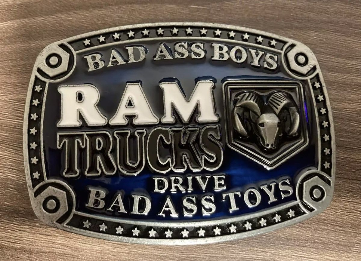 Japanese Brand RAM Trucks Drive Bad Ass Toys alloy belt buckle Size ONE SIZE - 4 Thumbnail