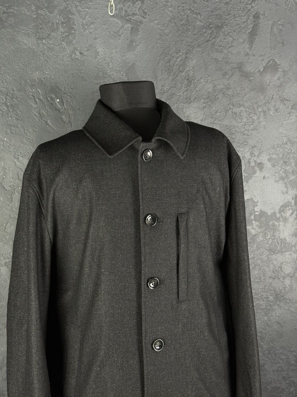 Bogner BOGNER Virgil Wool Cashmere Solid Black OverShirt Jacket Size US S / EU 44-46 / 1 - 6 Thumbnail