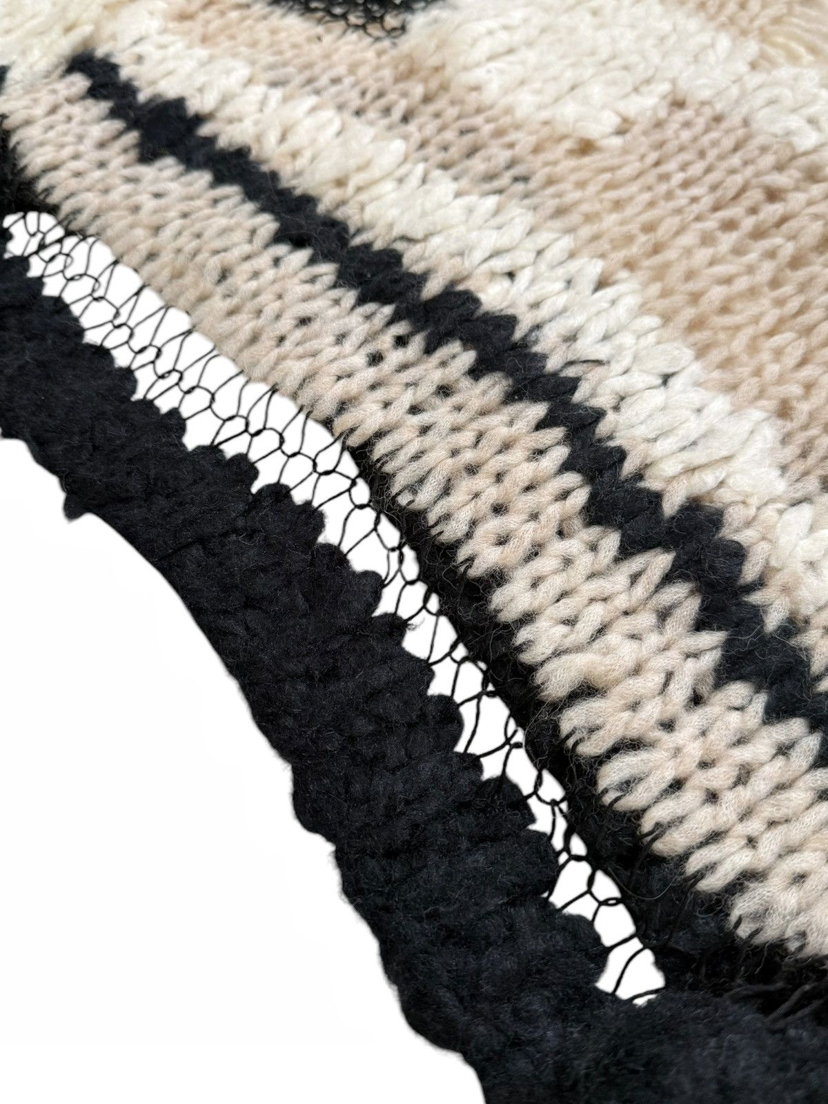 Maison Margiela Spider Web Punk Cashmere Silk Alpaca Knit Sweater Size US M / EU 48-50 / 2 - 12 Thumbnail