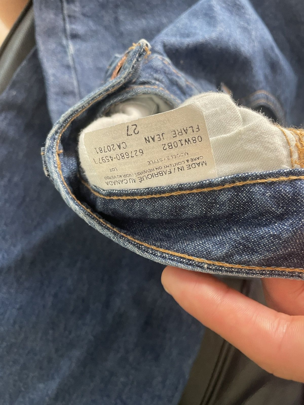 Tommy Hilfiger Vintage Low-rise Bootcut Size 27" / US 4 / IT 40 - 9 Thumbnail