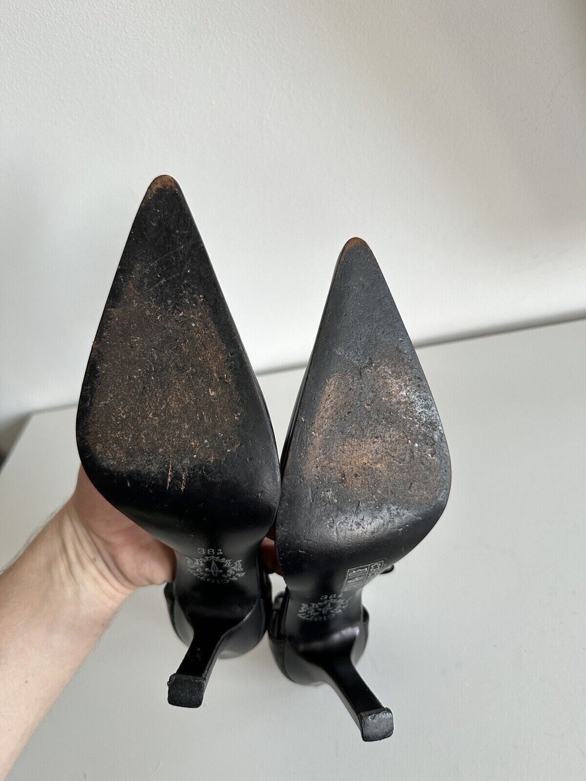 Paciotti Cesare Paciotti Womens Leather Heels size 38.5 Size US 8.5 / IT 38.5 - 17 Thumbnail