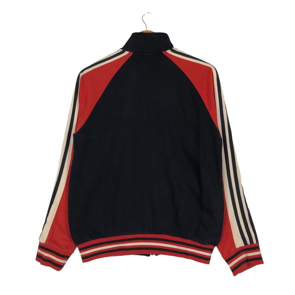 Adidas Adidas Vintage Three Stripe Sweater Jacket 90s Streetwear Size US S / EU 44-46 / 1 - 7 Thumbnail