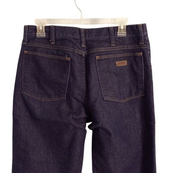 Wrangler Wrangler 32 x 27 Jeans Rugged Wear Mens Dark Blue Denim Alte Size US 32 / EU 48 - 10 Thumbnail