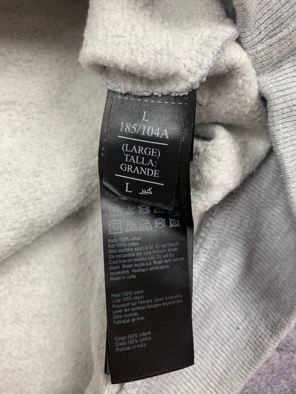 Allsaints AllSaints Hoodie L Gray Cotton Pullover Sweatshirt Logo Size US L / EU 52-54 / 3 - 17 Thumbnail