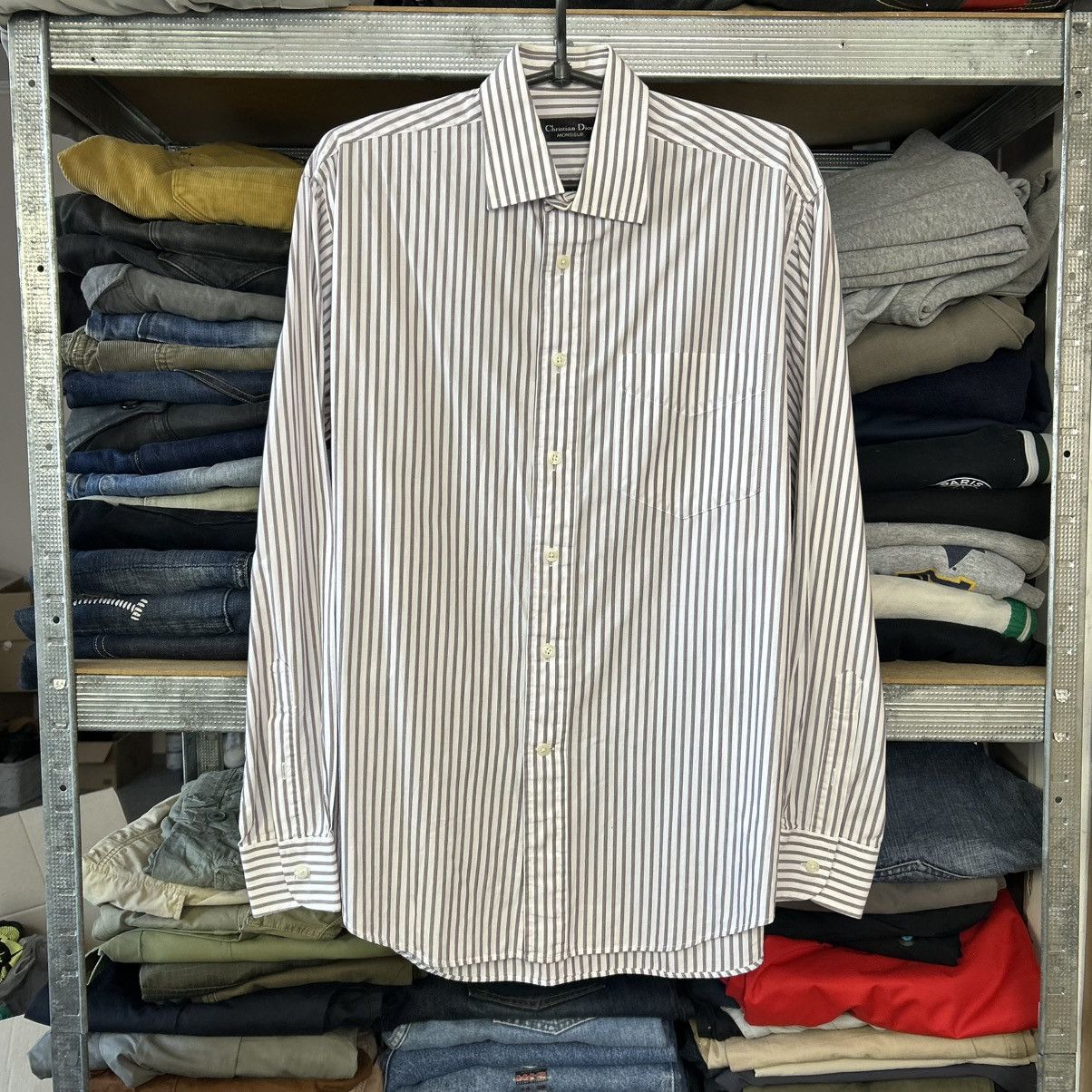 Christian Dior Monsieur Luxury Christian Dior Monsieur designer Basic button shirt Size US S / EU 44-46 / 1 - 1 Thumbnail
