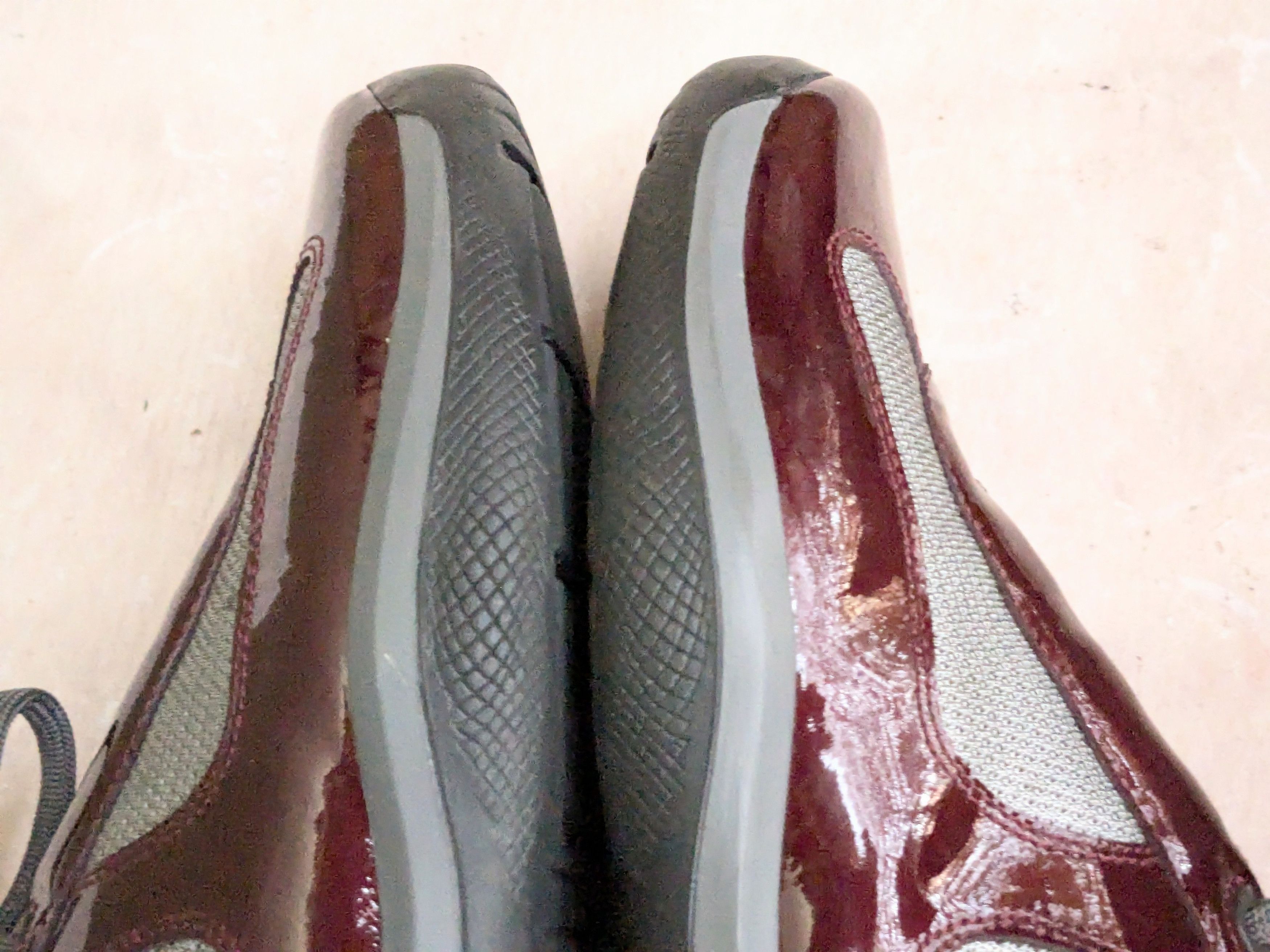 Prada Prada America's Cup Burgundy Patent Leather 11 Low Tops Size US 11 / EU 44 - 10 Thumbnail