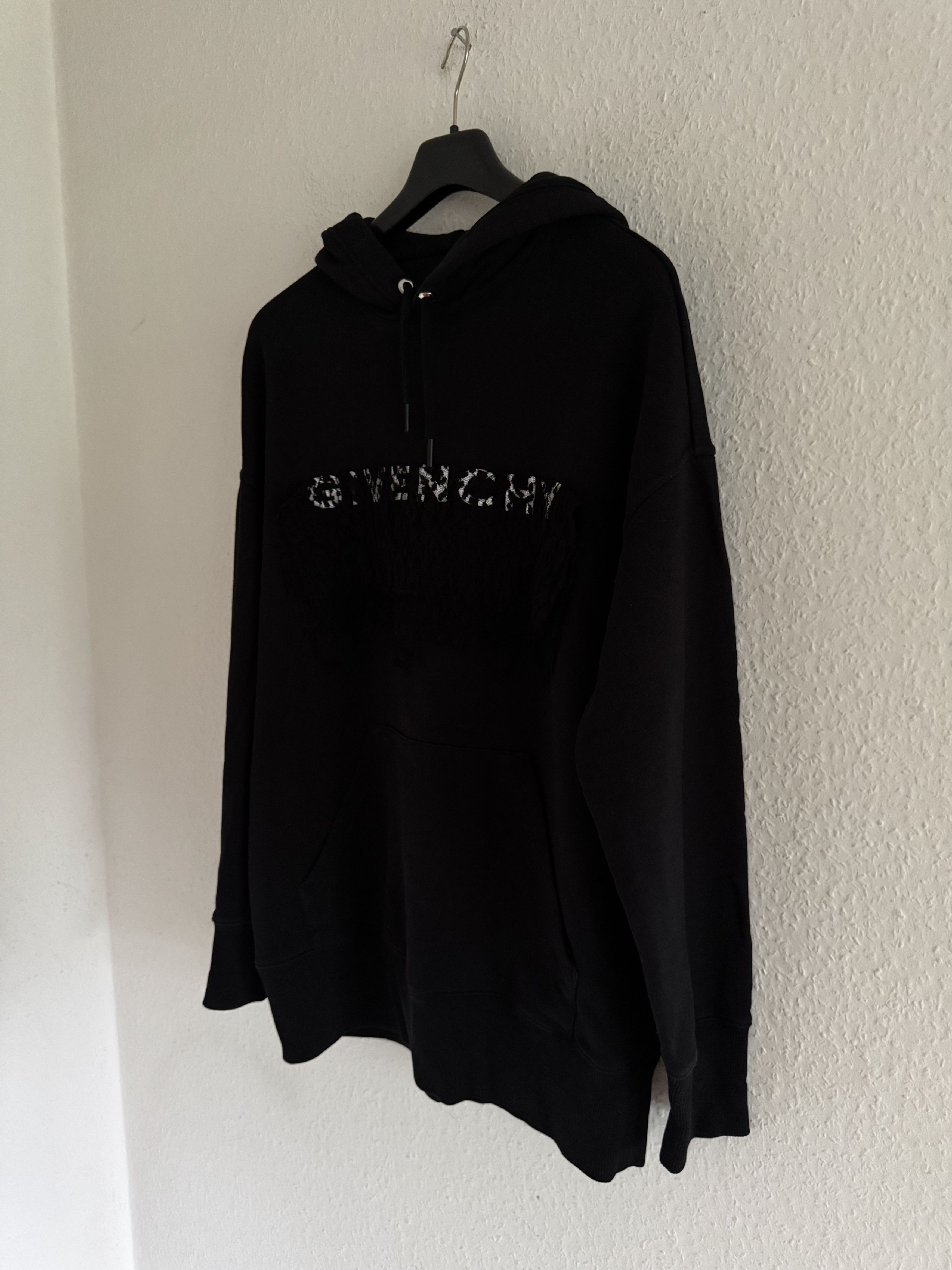 Givenchy Lace Patch Brushed Hoodie Size US S / EU 44-46 / 1 - 8 Thumbnail
