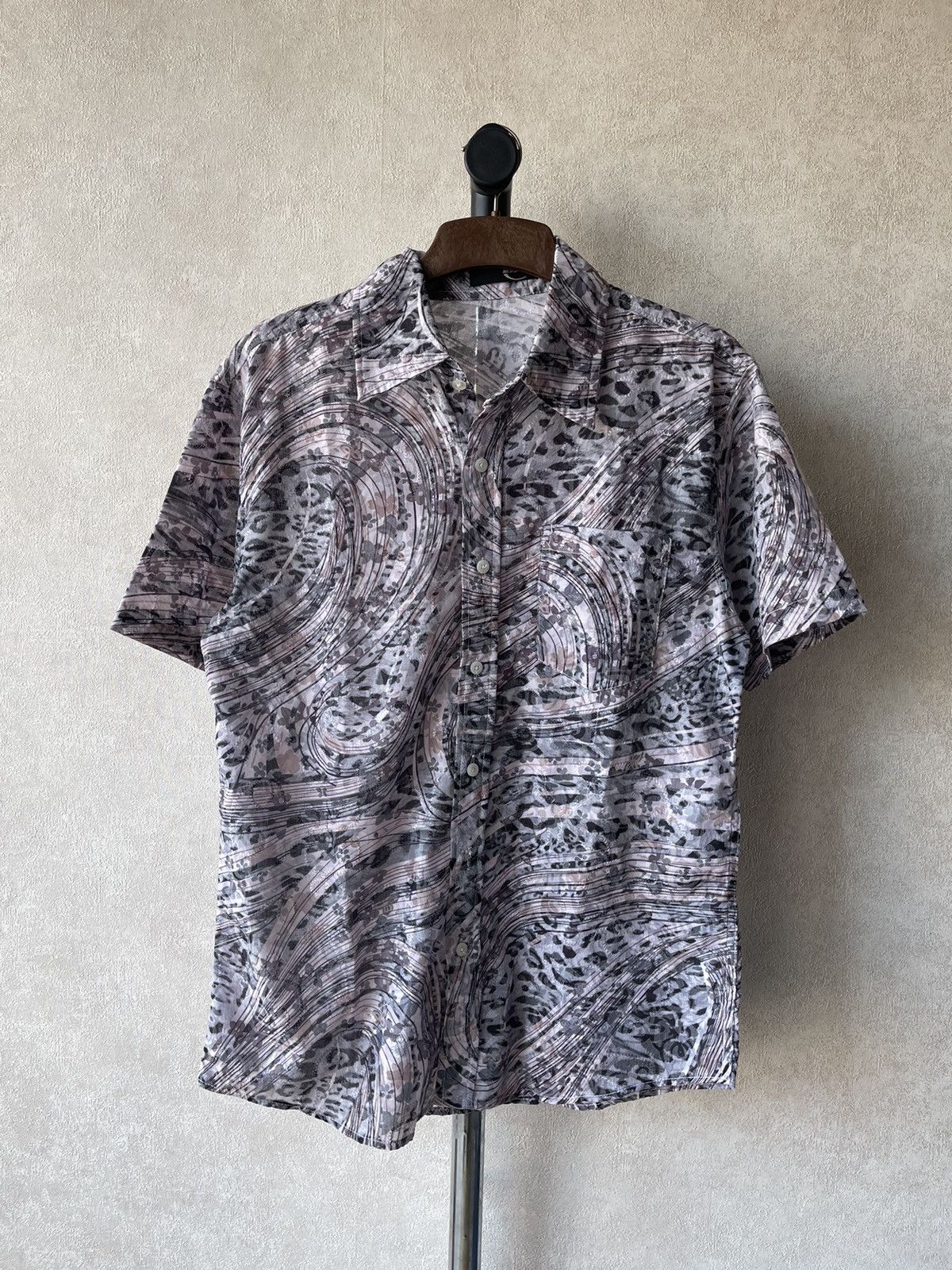 Just Cavalli 90s Archive Just Cavalli Leopard Button Up Shirt LGB Style Size US L / EU 52-54 / 3 - 3 Thumbnail