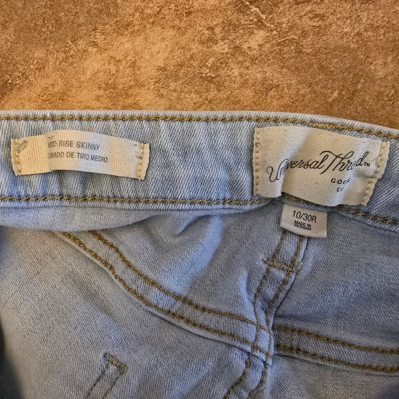 Other Light Denim | UNIVERSAL THREAD | Skinny Jean Size 32" / US 10 / IT 46 - 3 Thumbnail