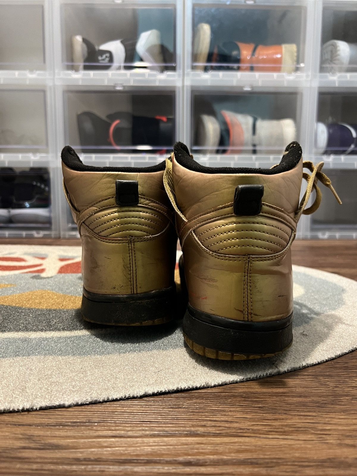 Nike OG Gold Nike High Olympic Dunk . Size 10.5 Olympic Size US 10.5 / EU 43-44 - 10 Thumbnail
