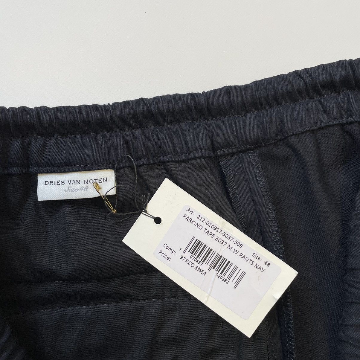Dries Van Noten ‘Parkino’ Dark Blue Side Stripe Trousers Size US 32 / EU 48 - 7 Thumbnail