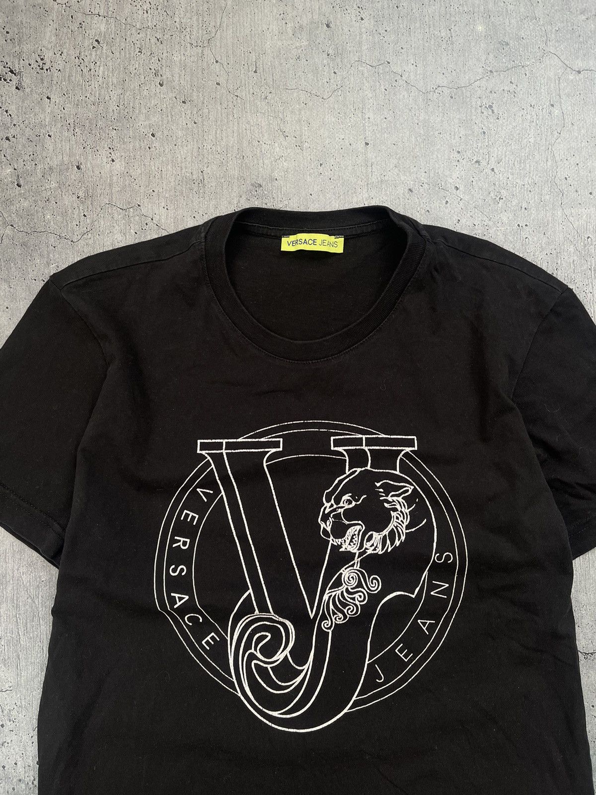 Versace × Versace Jeans Couture Versace Jeans Big Tiger Logo Tee T-shirt Size US S / EU 44-46 / 1 - 2 Thumbnail
