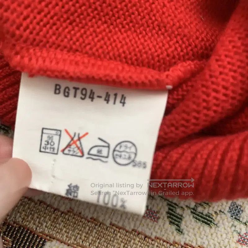 Burberry Burberry Red Cotton Women's Vest Cardigan. Size M / US 6-8 / IT 42-44 - 8 Thumbnail
