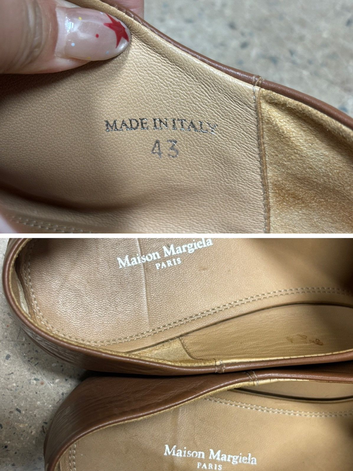Maison Margiela Maison Margiela Tabi Leather Shoes Size US 10 / EU 43 - 9 Thumbnail