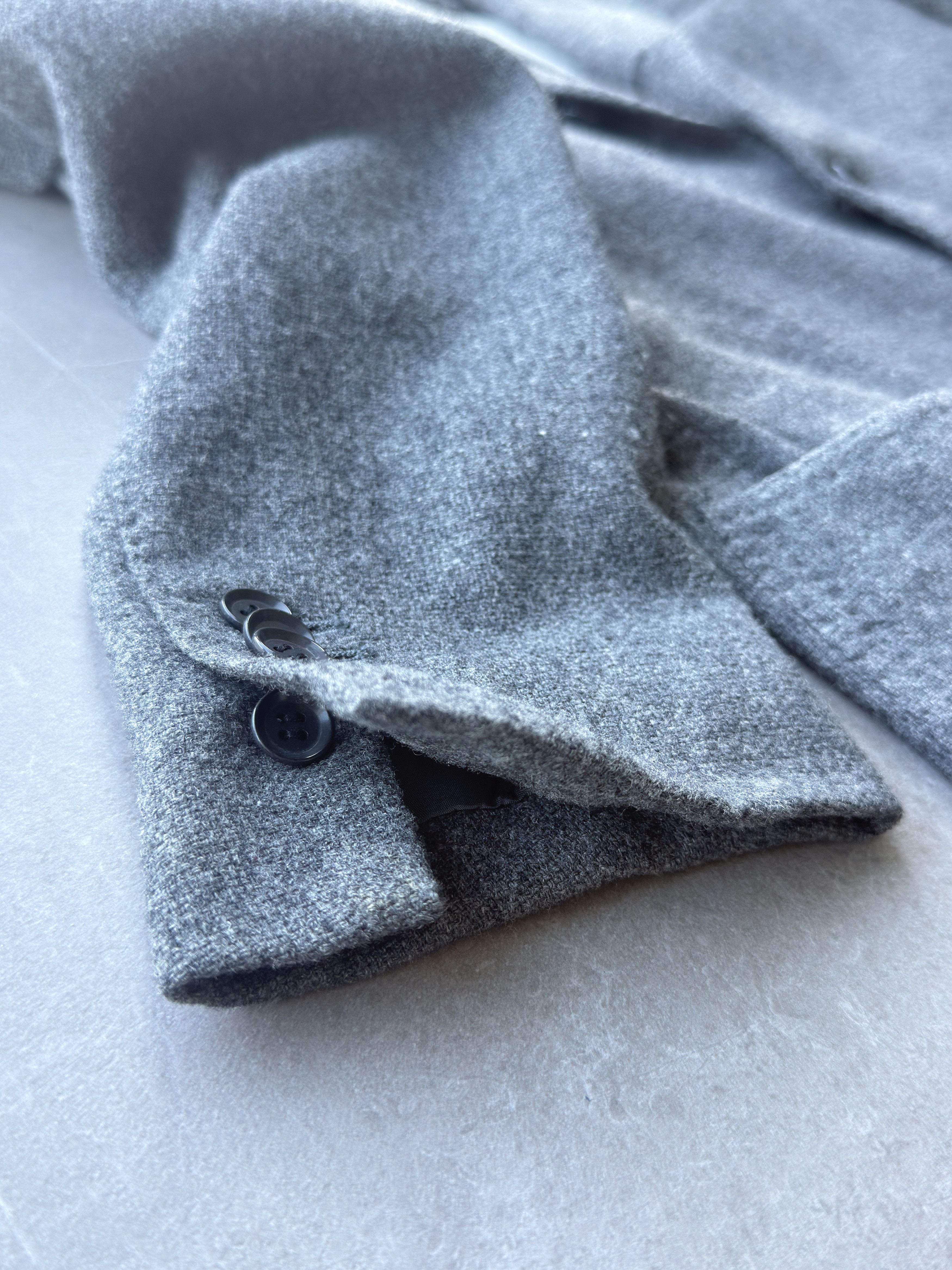 Ring Jacket Ring Jacket Mens Balloon Wool Japan Made 3 buttons Jacket Size 42S - 5 Thumbnail