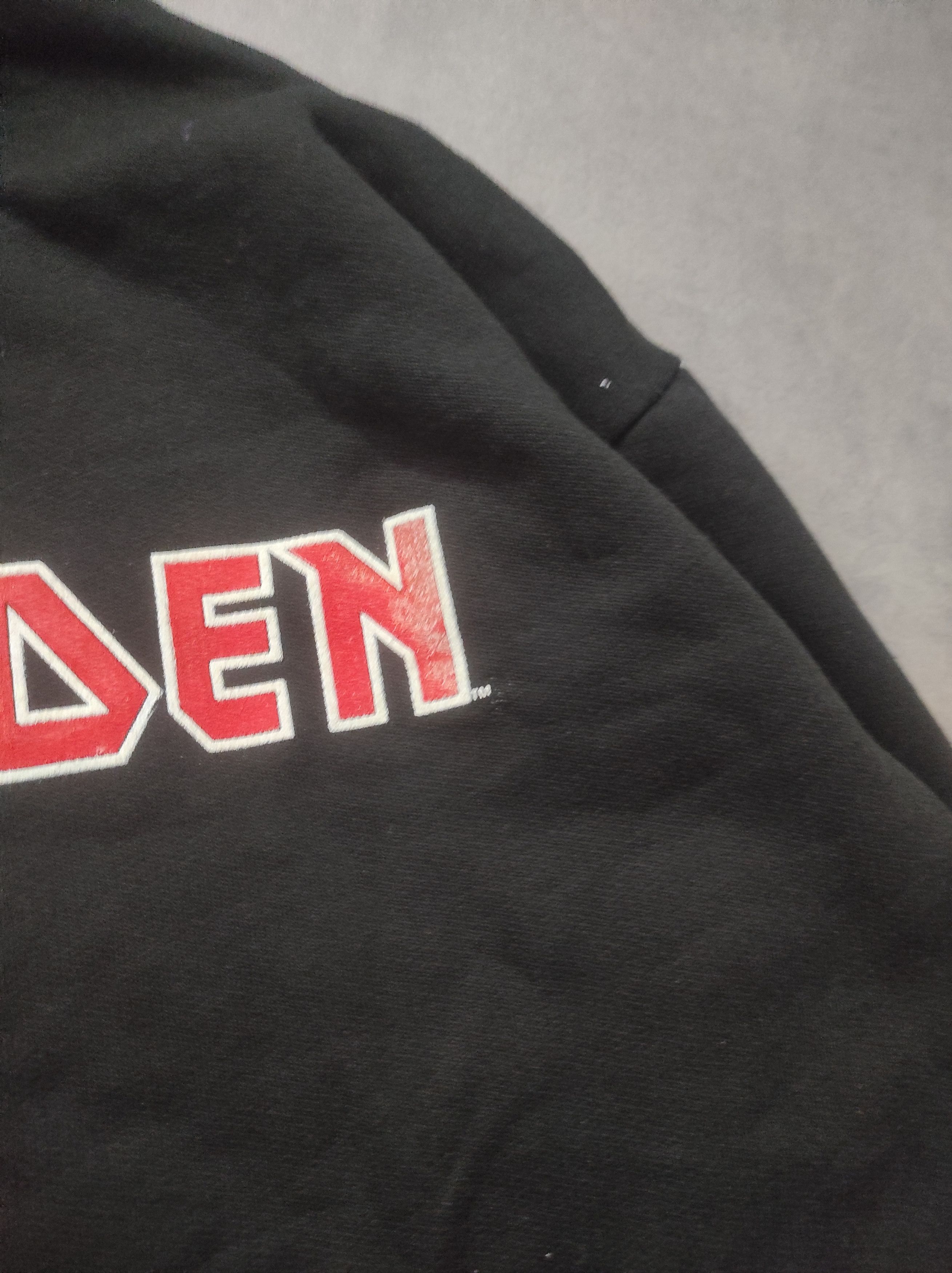 Band Tees Vintage Iron Maiden 1997 Middle Finger Logo Hoodie Size US L / EU 52-54 / 3 - 5 Thumbnail