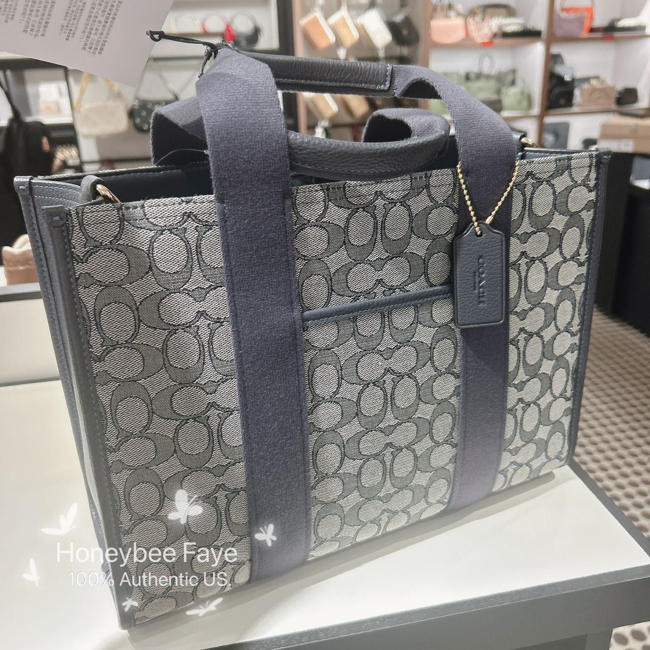 Coach Smith Tote Bag In Signature Jacquard CY367 Size ONE SIZE - 2 Thumbnail