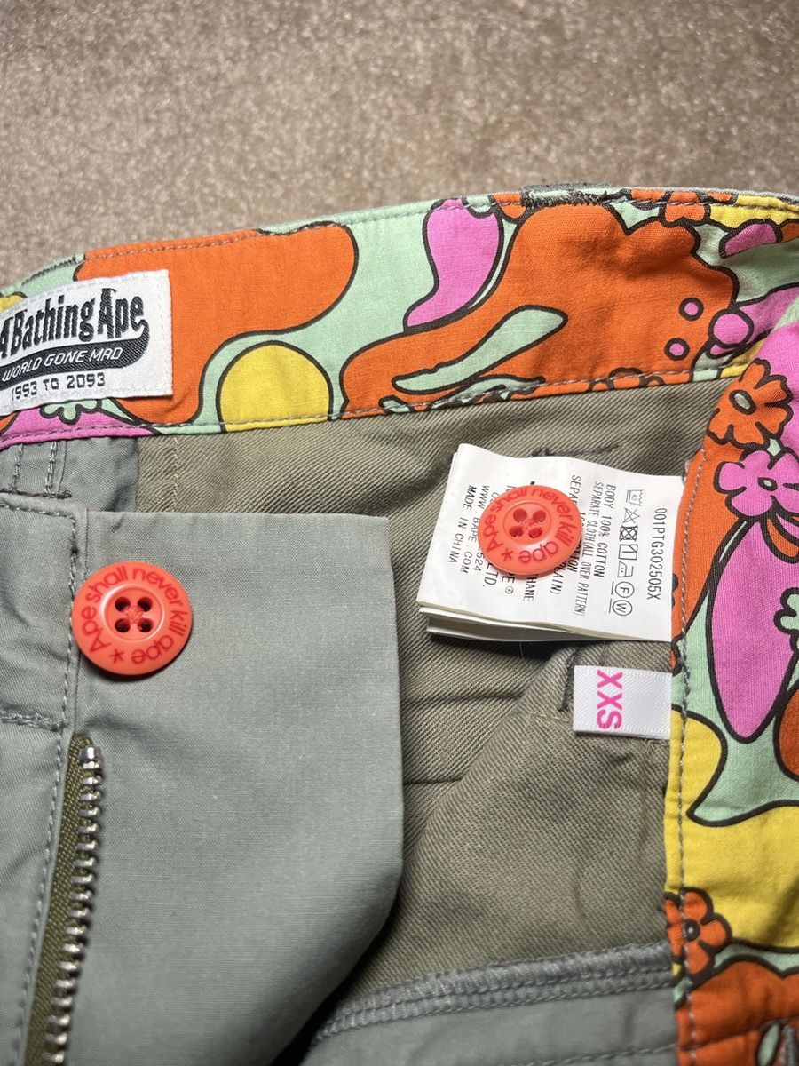 Bape ABC Camo Flower Patchwork 6 Pocket Pants Size 24" / US 00 / IT 34 - 6 Thumbnail