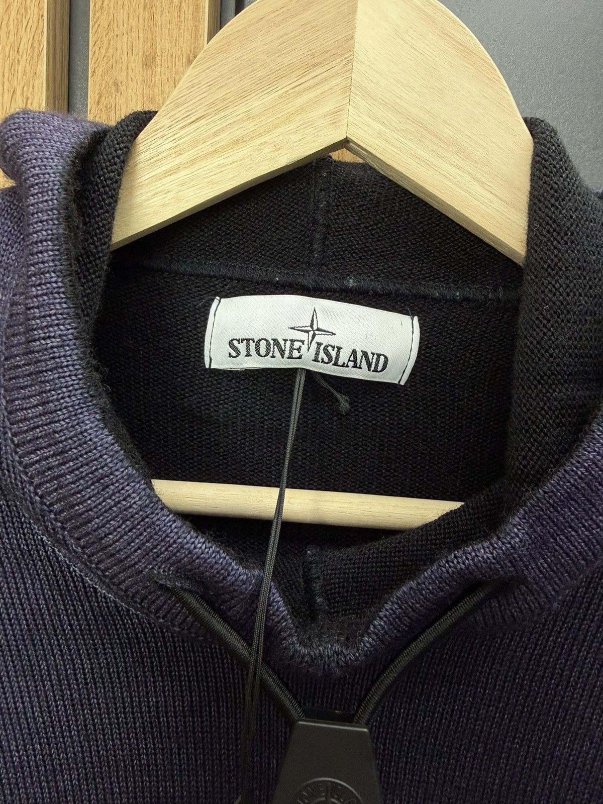 Stone Island Stone Island Fast Dye-Air Brush Wool Sweater Size M Size US M / EU 48-50 / 2 - 5 Thumbnail