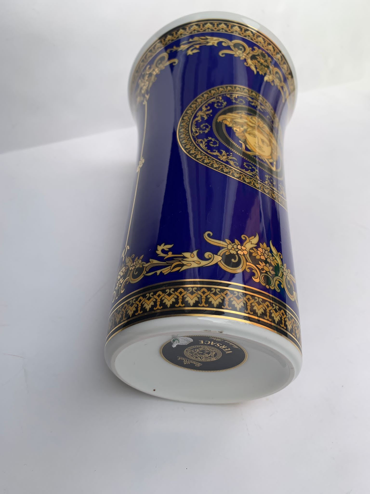 Versace Versace Medusa Blue Large Vase 10 1/4" Rosenthal Germany Size ONE SIZE - 5 Thumbnail