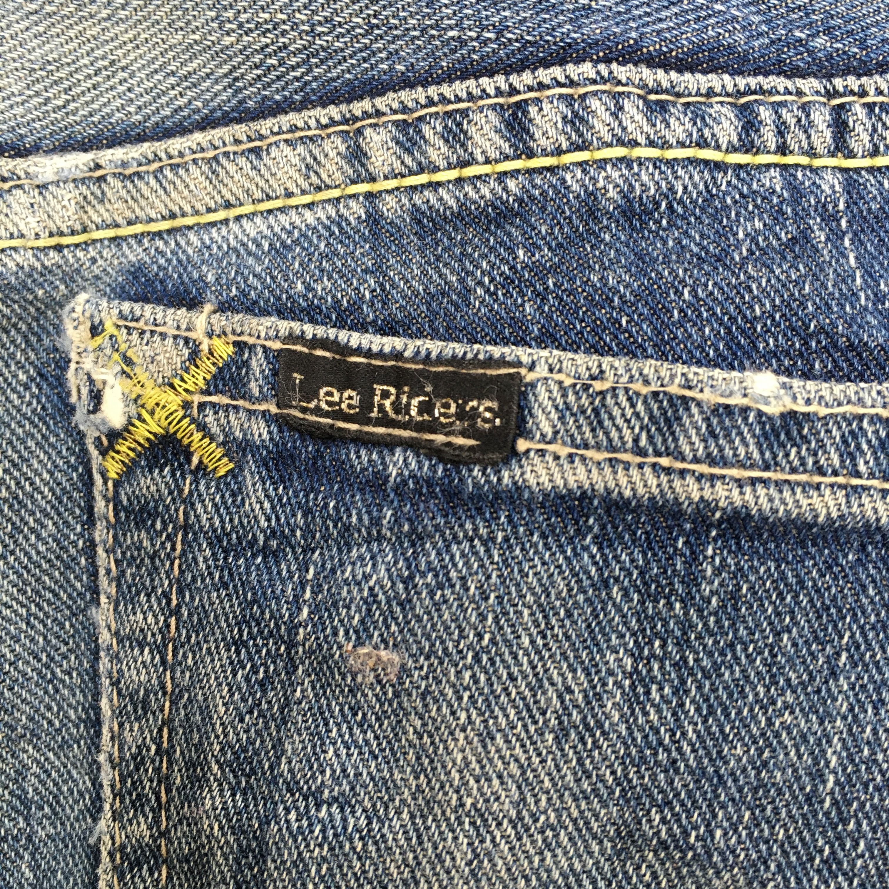 Lee Size 34x33 Vintage 90s Lee Riders Blue Stonewash Jeans S190 Size US 34 / EU 50 - 14 Thumbnail
