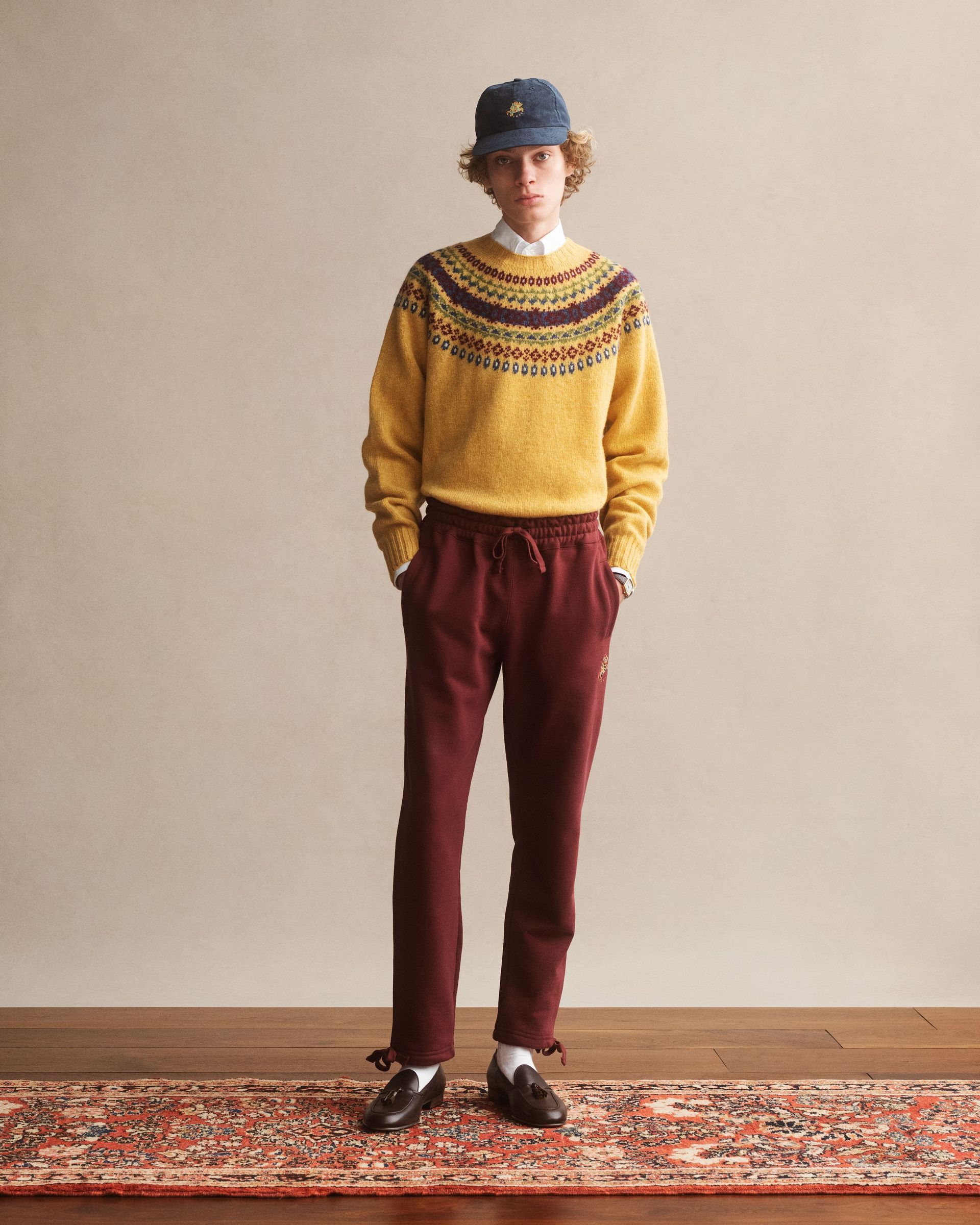 Aime Leon Dore × Drake's ALD X Drake's Fair Isle Jumper, FW20 Size US S / EU 44-46 / 1 - 4 Thumbnail