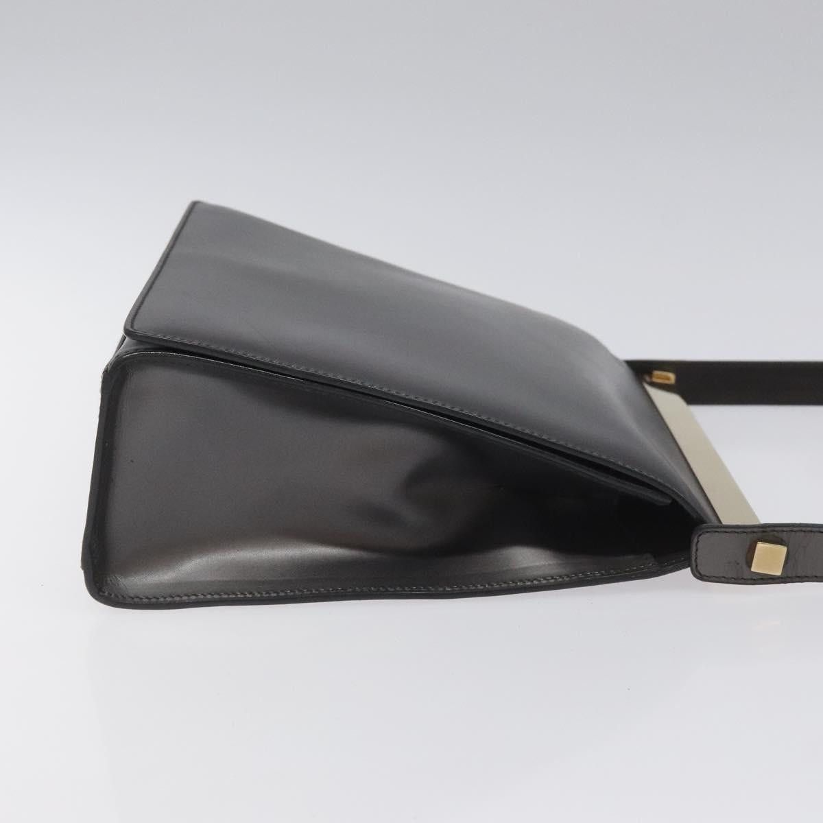 Gucci GUCCI Shoulder Bag Leather Gray Gold Size ONE SIZE - 3 Thumbnail