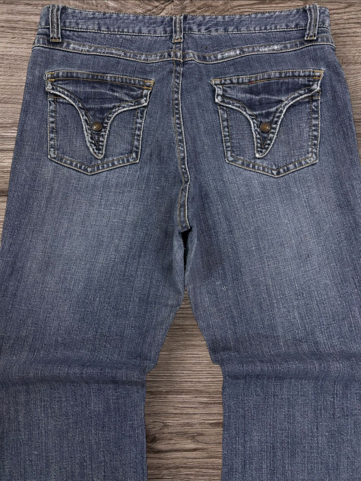 Japanese Brand FTOF Japan Flare Jeans Size US 34 / EU 50 - 5 Thumbnail