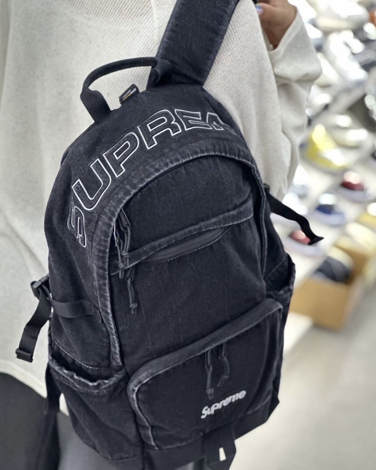 Supreme SUPREME DENIM BACKPACK FW25 Size ONE SIZE - 25 Thumbnail