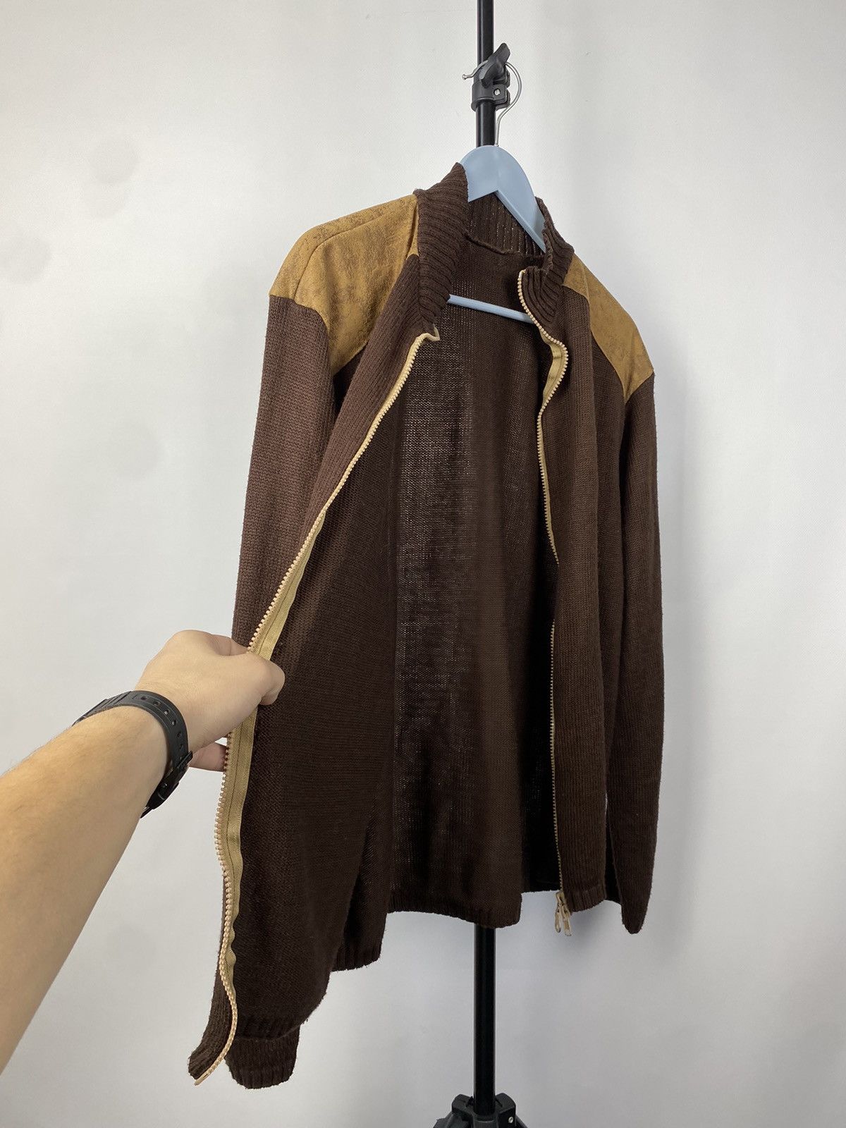 Armani Exchange × Vintage Vintage Armani zip hoodie Armani Jeans big logo Size US M / EU 48-50 / 2 - 5 Thumbnail