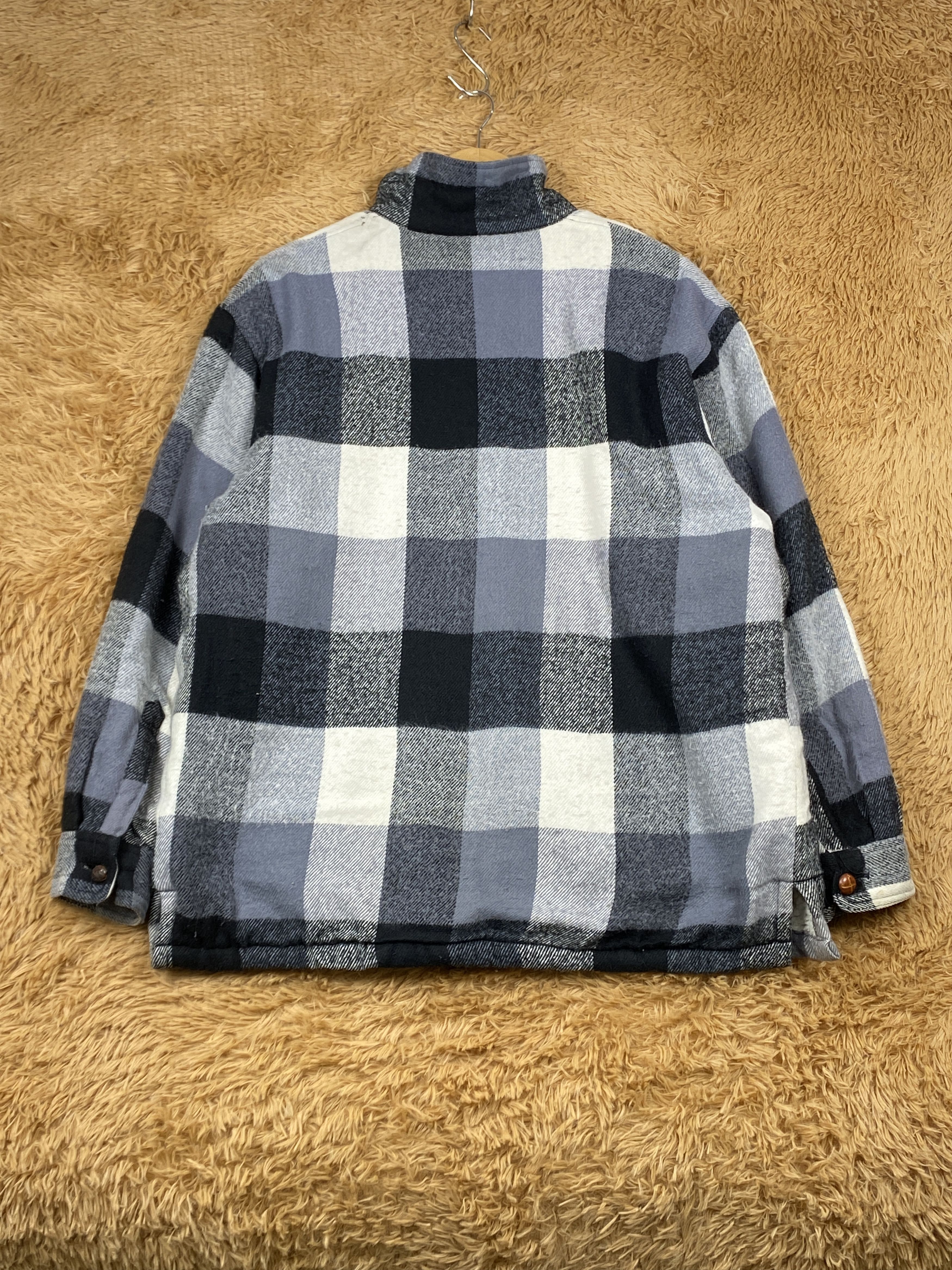 Japanese Brand × Lumberjack × Vintage Vintage Work Plant Flannel Jacket Fleece Lining J1733 Size US M / EU 48-50 / 2 - 5 Thumbnail