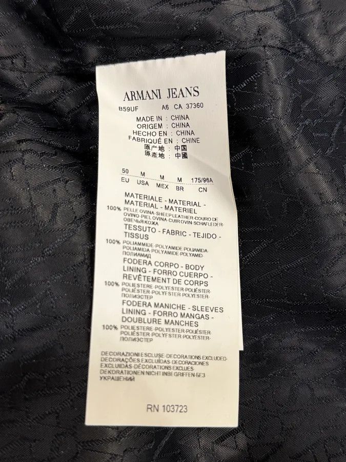 Armani 2010s Armani White & Blue Lined Ricing Jacket Size US S / EU 44-46 / 1 - 11 Thumbnail