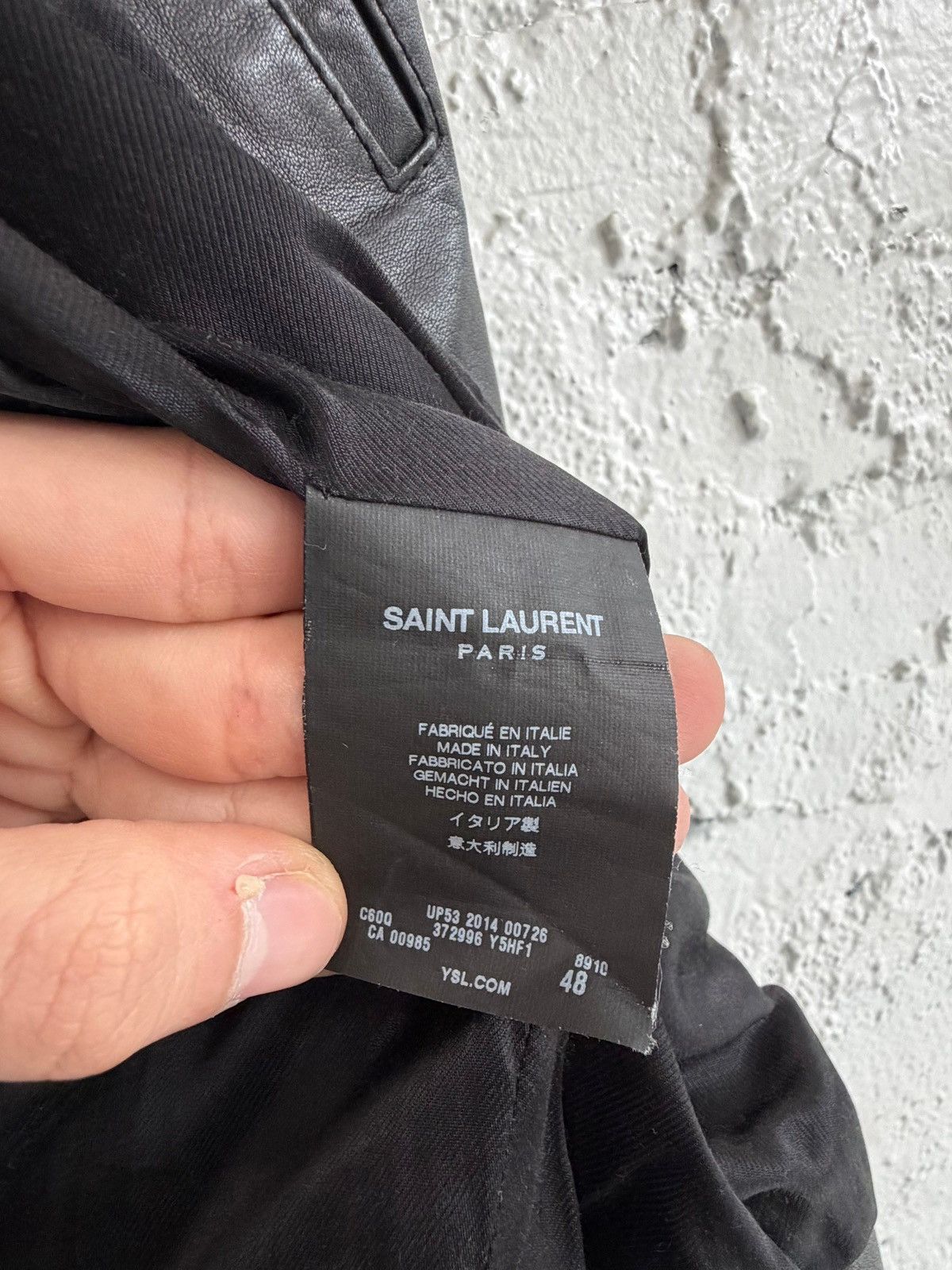 Saint Laurent Paris S/S 2015 SAINT LAURENT ‘PSYCH ROCK’ OFFICER LEATHER JACKET Size US M / EU 48-50 / 2 - 8 Thumbnail