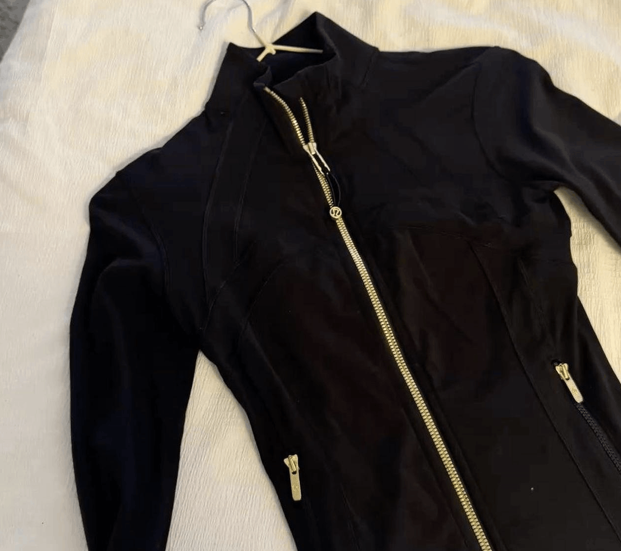 Other black athletic luxury winter jacket with gold zipper Size XS / US 0-2 / IT 36-38 - 3 Thumbnail