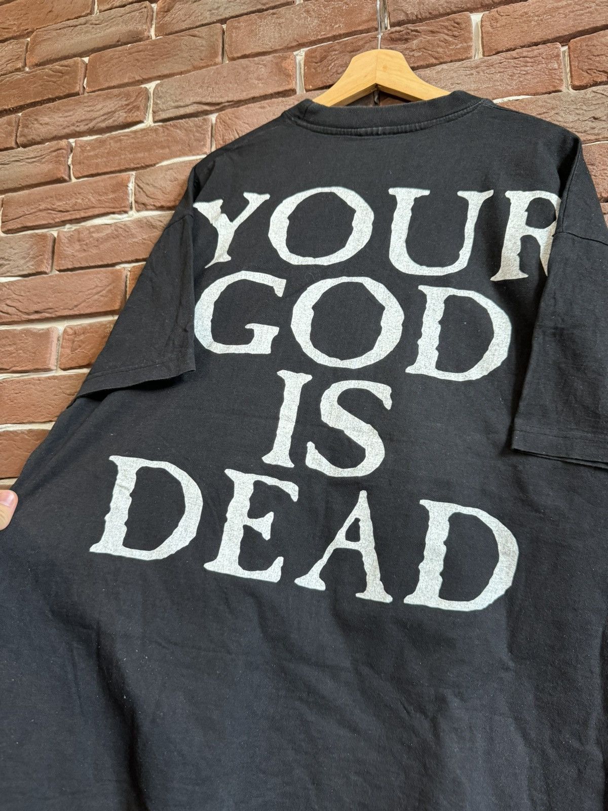 Band Tees Rare Vintage 90s Morbid Angel God is Dead Metal Band Tshirt Size US XL / EU 56 / 4 - 5 Thumbnail