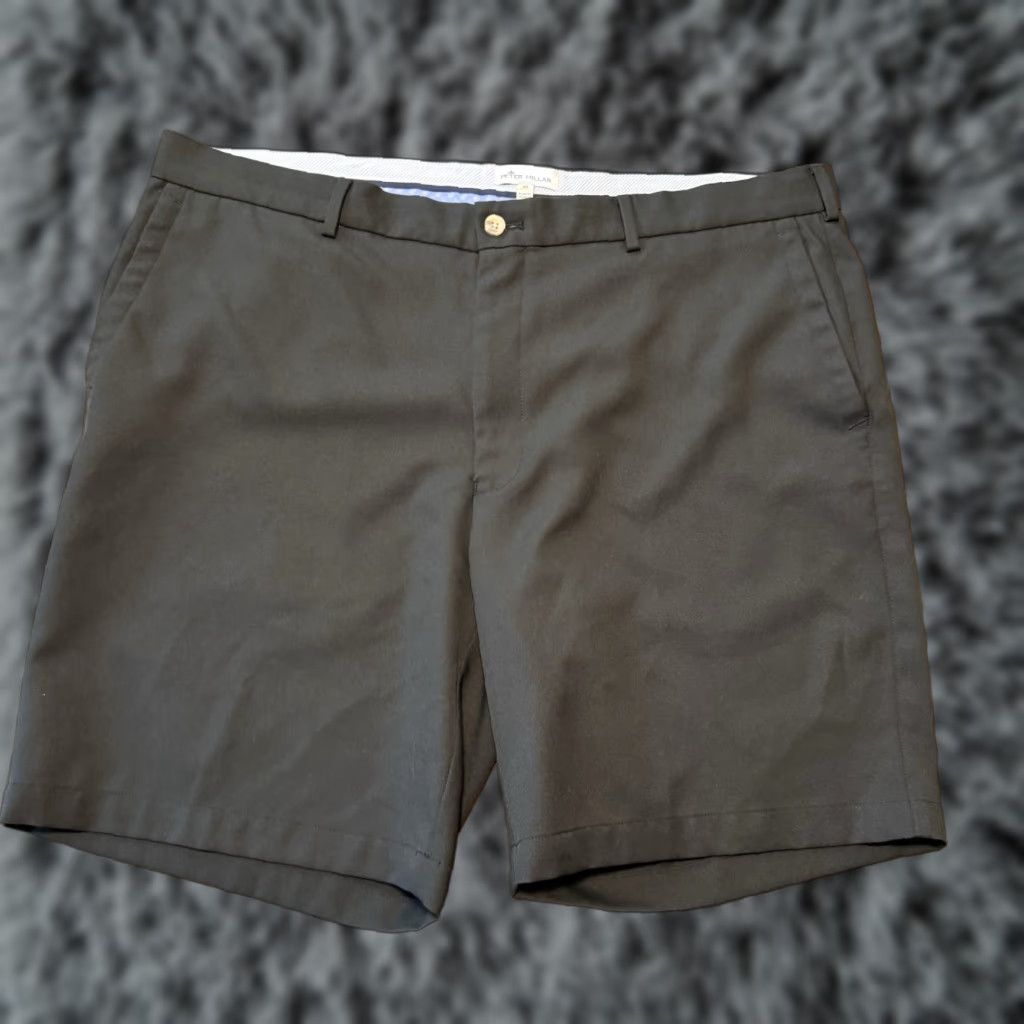 Peter Millar Peter Millar Mens Performance Golf Shorts Size 40 Black Size US 40 / EU 56 - 1 Thumbnail