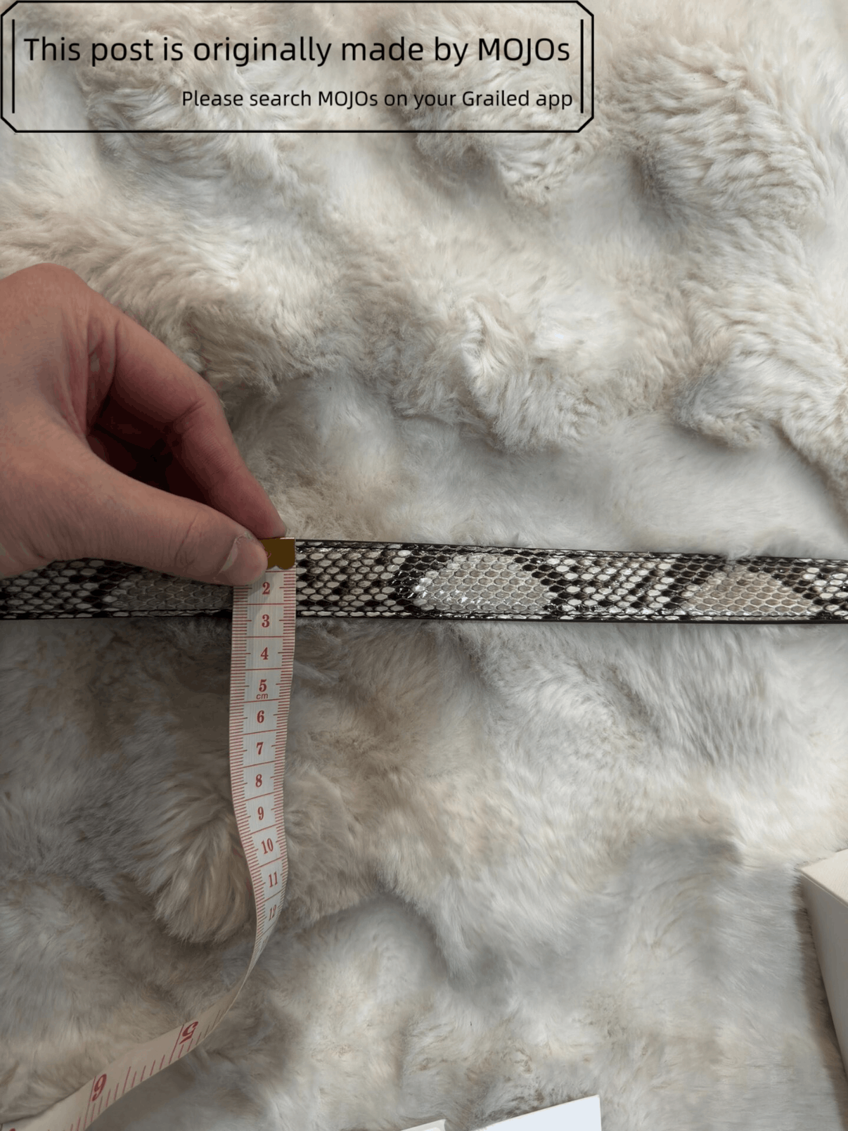 Celine Sz 85 Celine Snake Skin Belt mojos04124 Size ONE SIZE - 6 Thumbnail