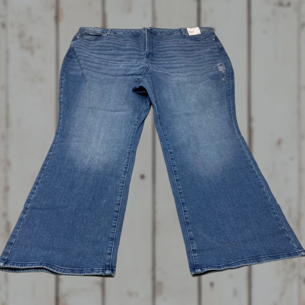 Vintage NWT Sonoma Jeans Bootcut Mid Rise Plus 30Wx31 Jeans Blue Modern Wash Womens 30W Plus Size Size 30" / US 8 / IT 44 - 1 Thumbnail