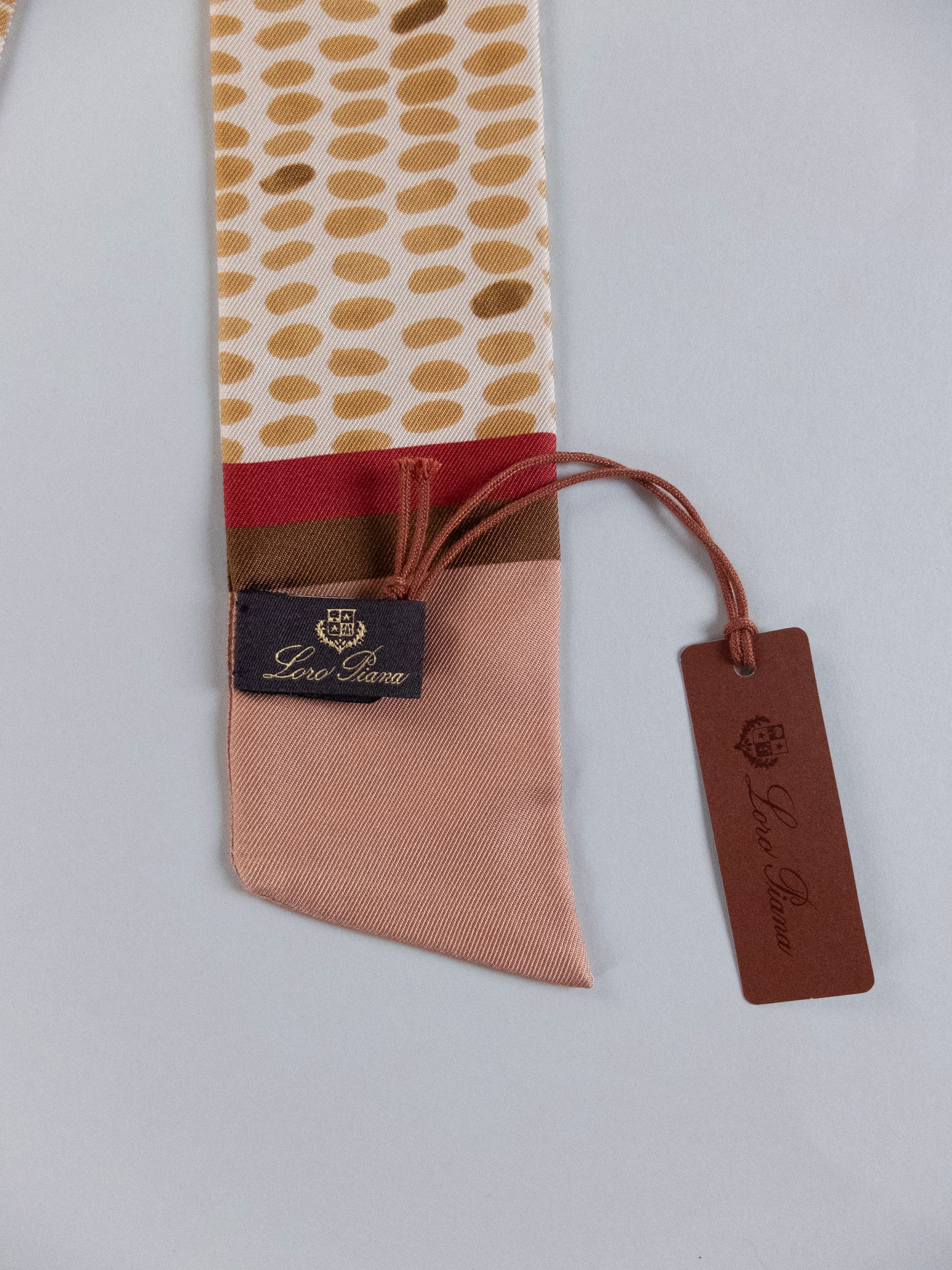 Loro Piana LORO PIANA Gocce D'Autunno yellow teardrop silk mitzah scarf Size ONE SIZE - 2 Thumbnail