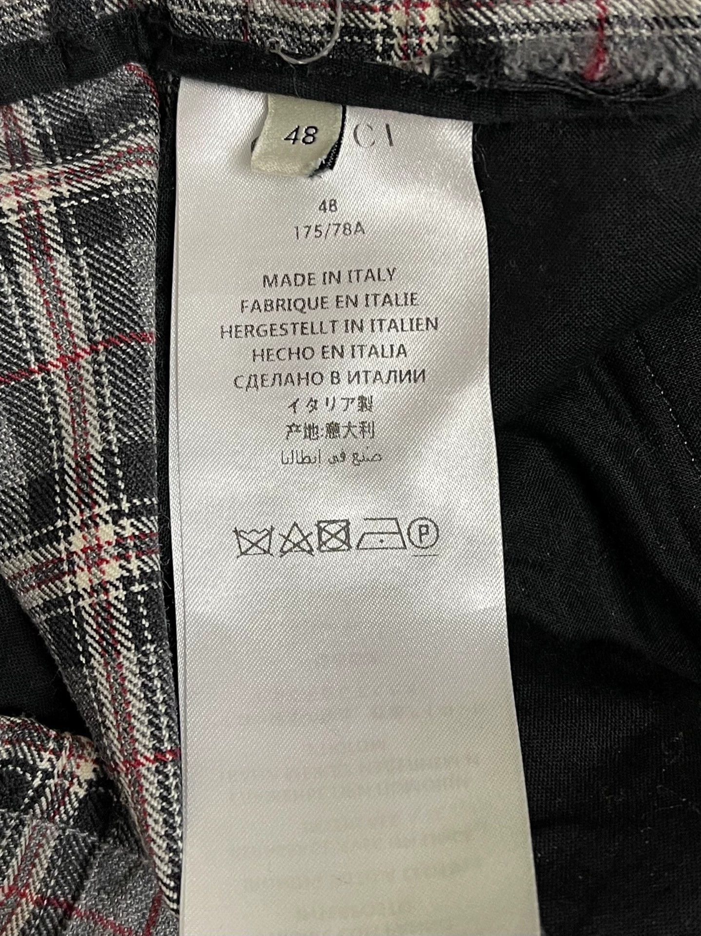 Gucci Gucci Gray Check Trousers Men's 48 9/10 Size US 32 / EU 48 - 6 Thumbnail