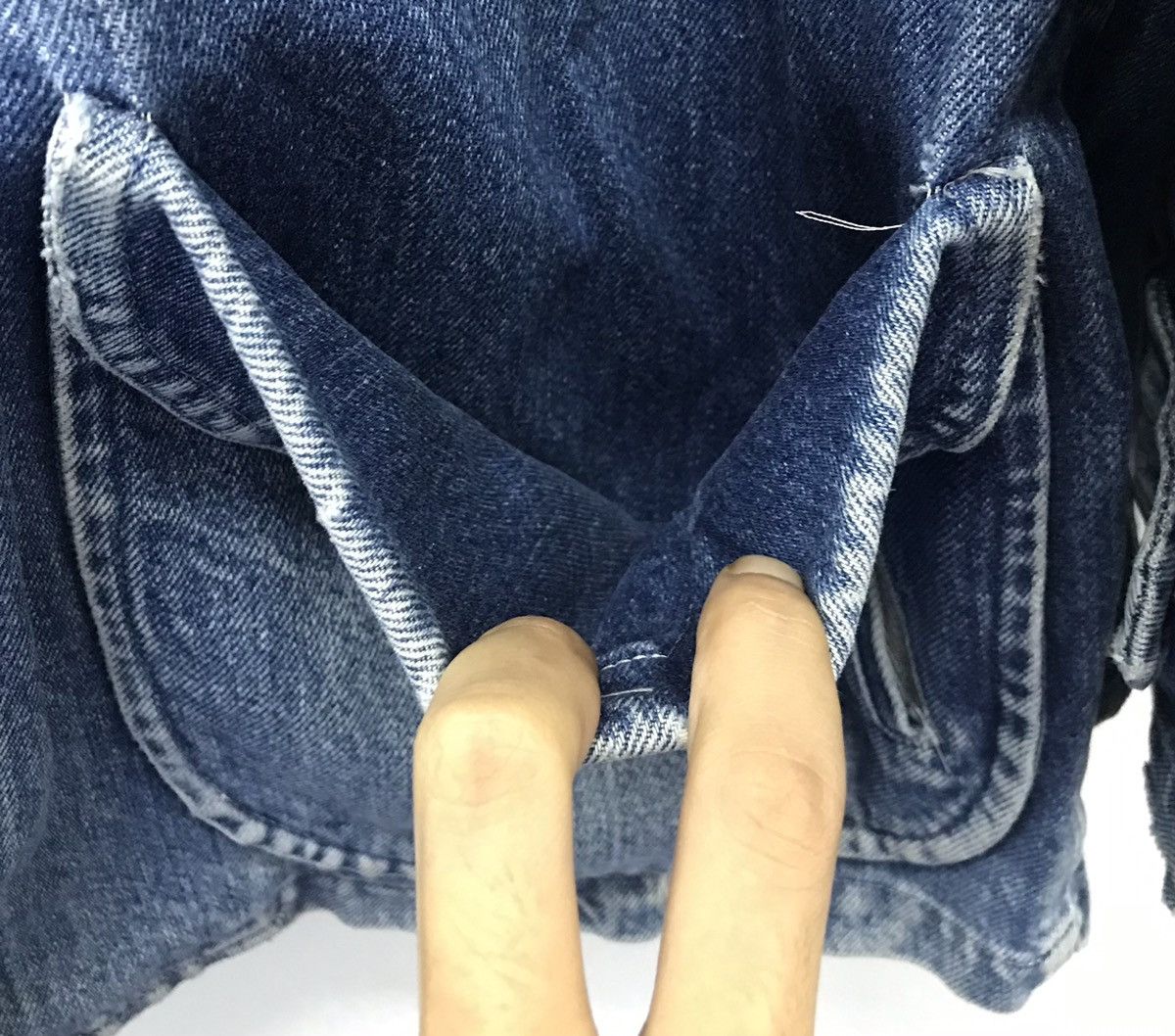 Japanese Brand Vintage Demob Men Denim Jacket Size US XL / EU 56 / 4 - 8 Thumbnail